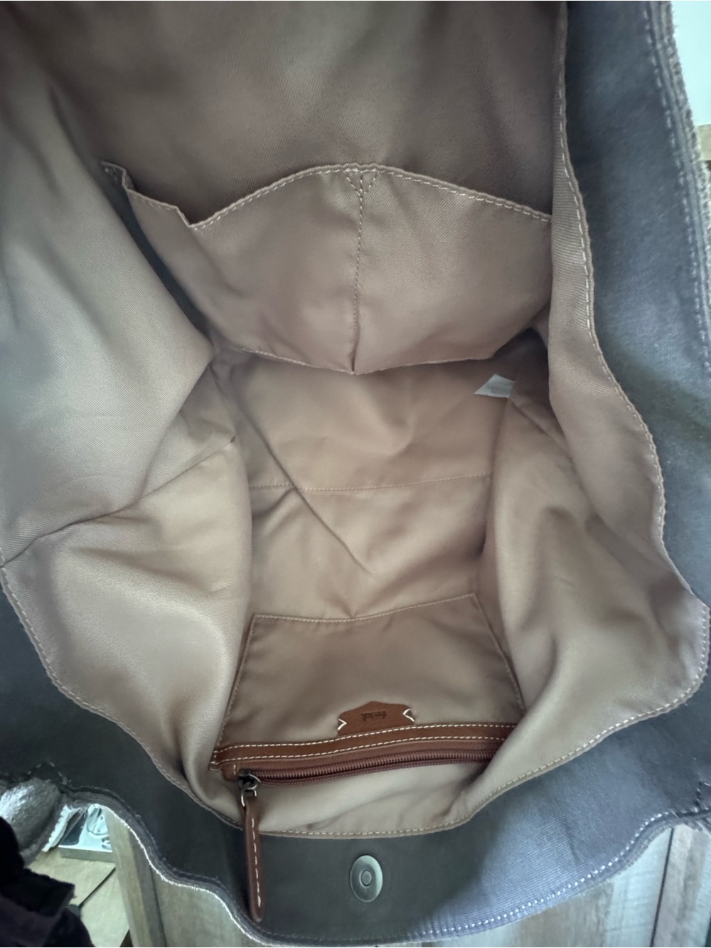 The Sak Los Feliz Tote in Mushroom - Picture 10 of 10